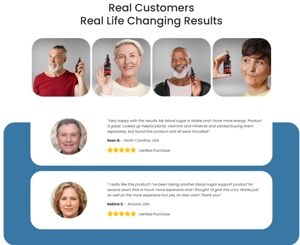 Sugar Defender Customer Reviews