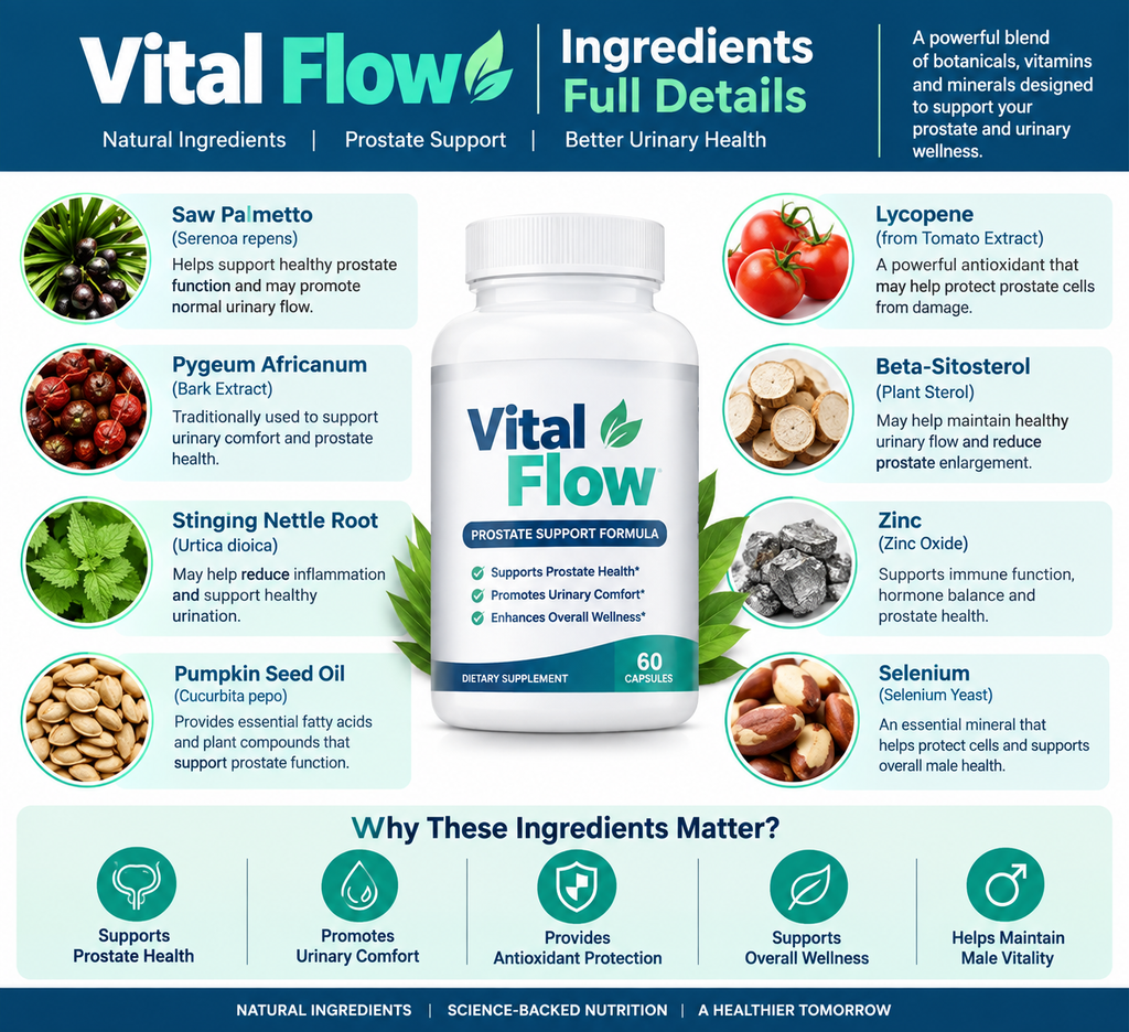 Vital Flow Ingredients: A Science-Based Look at Its Formula
