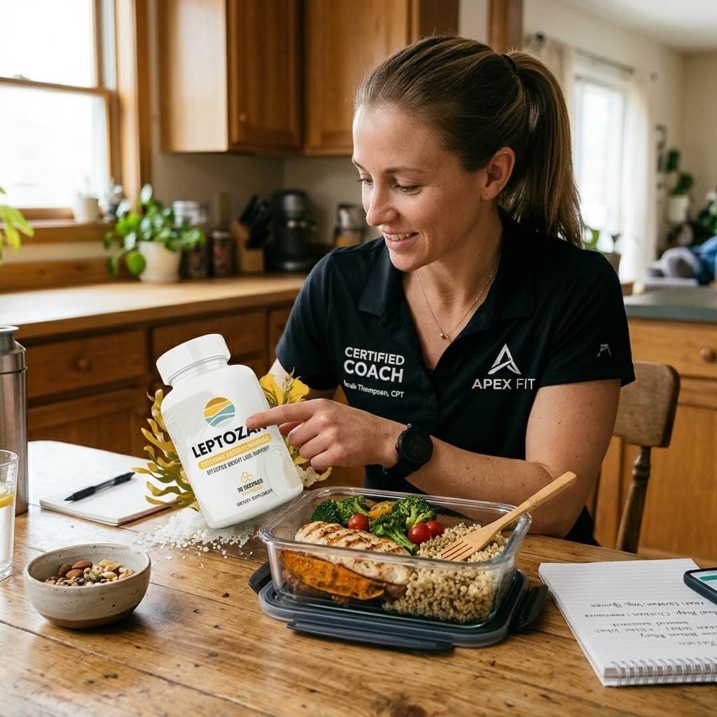 A certified fitness coach reviewing clean supplement ingredients