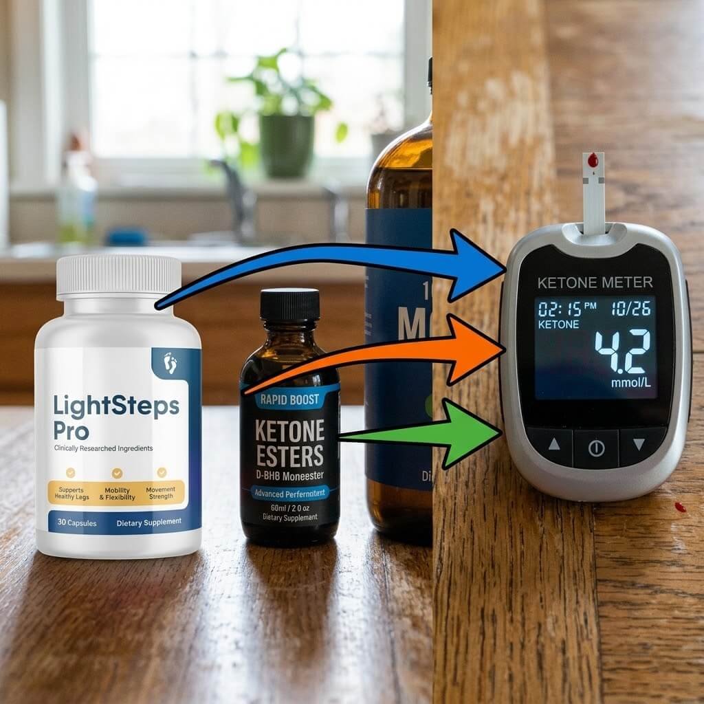 A side-by-side comparison graphic showing three supplem