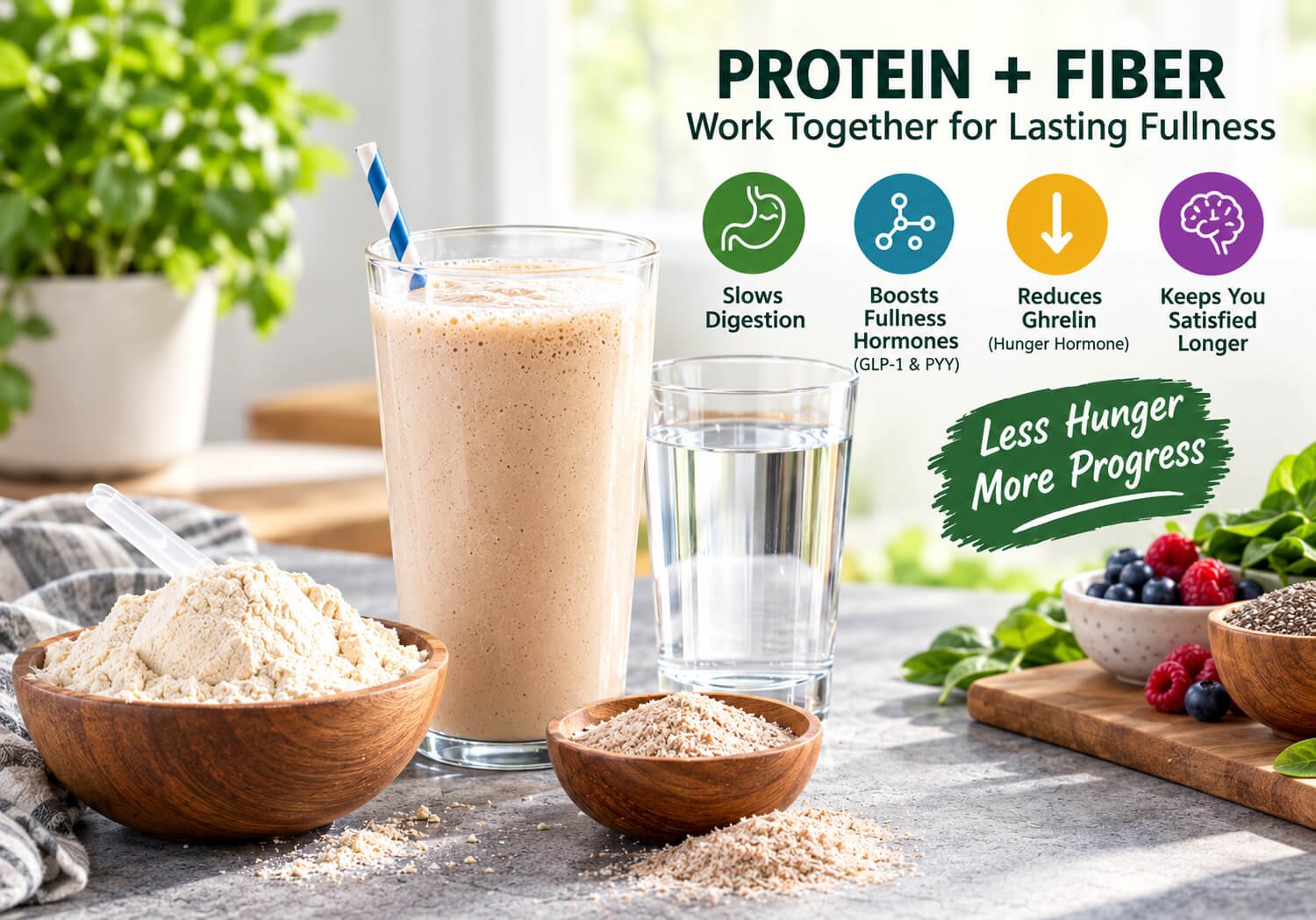 Can Protein and Fiber Supplements Reduce Hunger