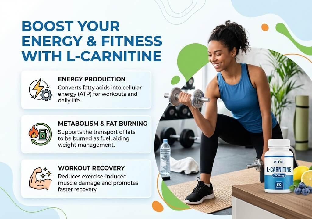 Carnitine for Fat Metabolism and Energy