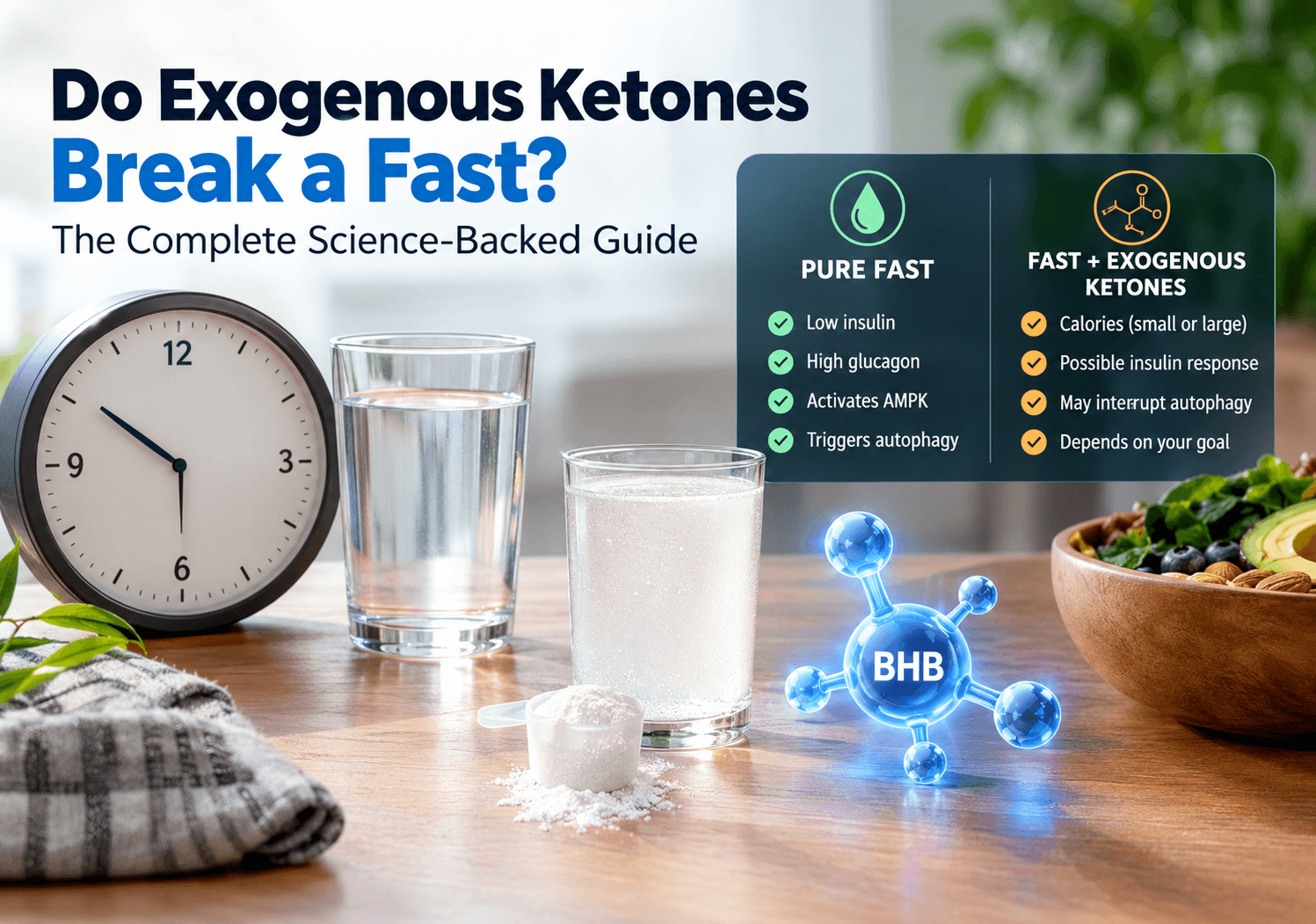 Do Exogenous Ketones Break a Fast