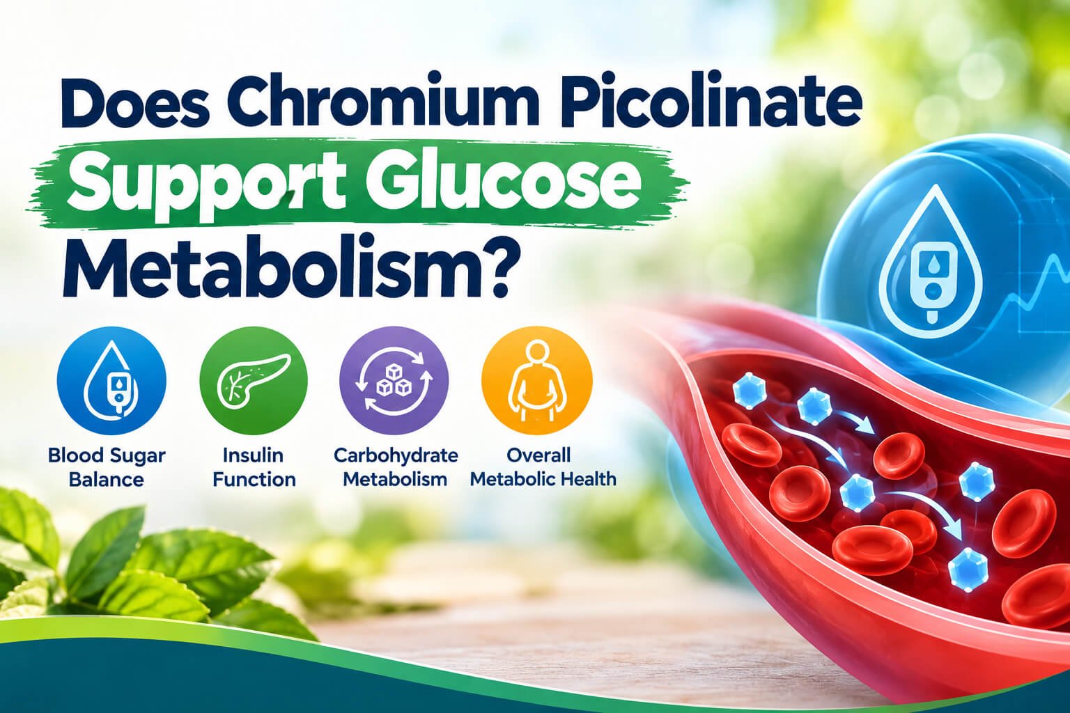 Does Chromium Picolinate Support Glucose Metabolism