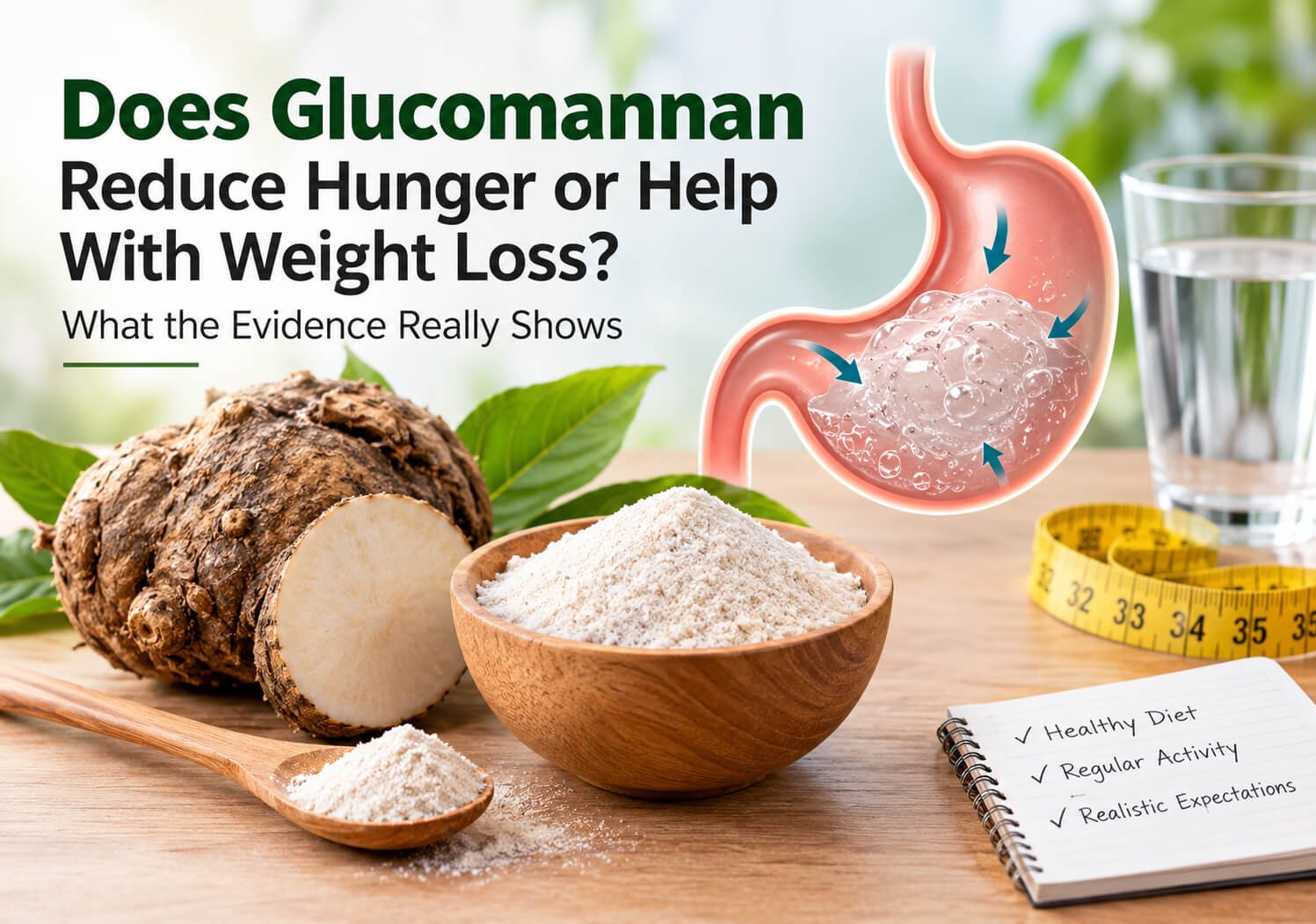 Does Glucomannan Reduce Hunger or Help