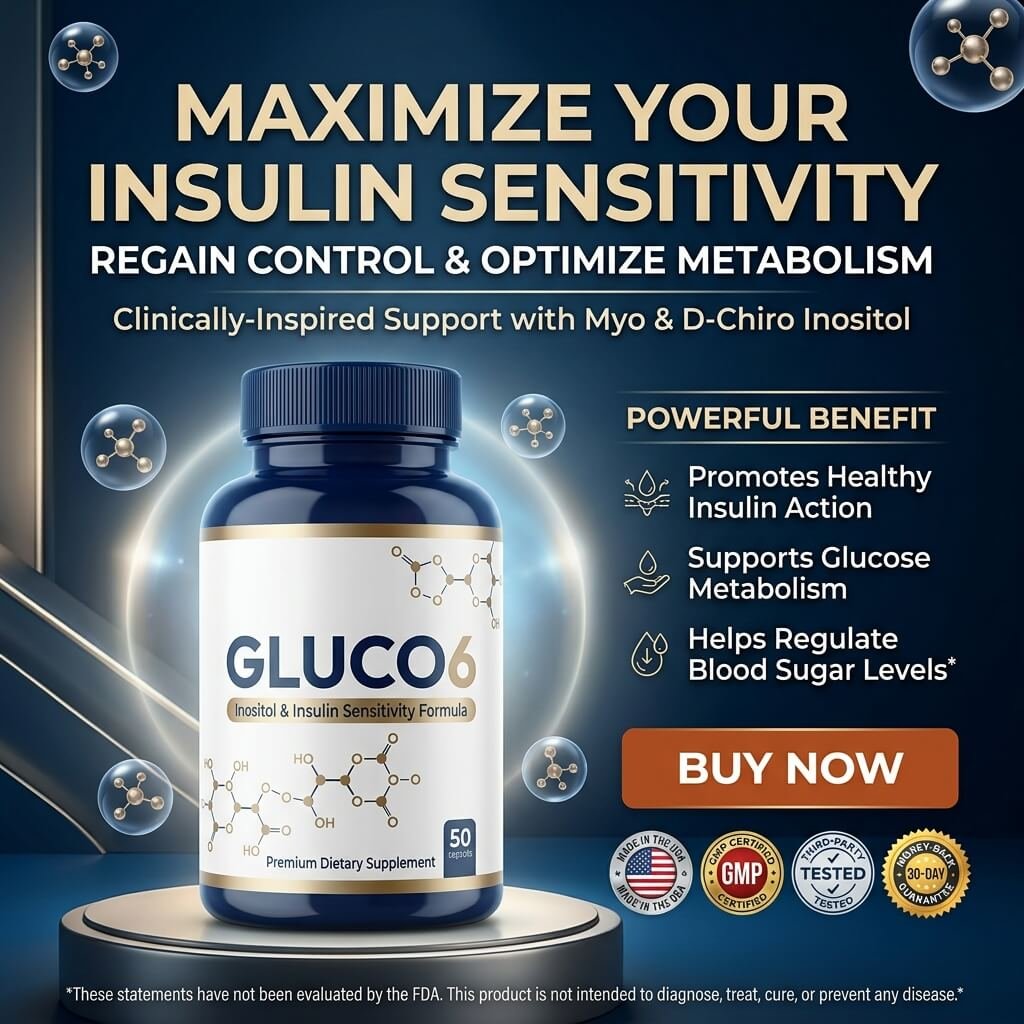 Gluco6 – Support Your Healthy Blood Sugar Journey!