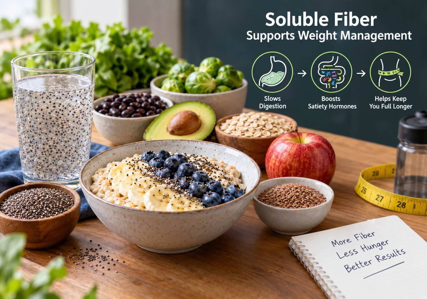 How Soluble Fiber Helps with Weight