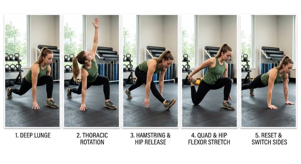 Step-by-step demonstration of the 