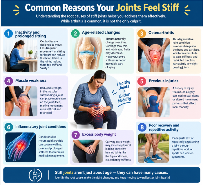 Common Reasons Your Joints Feel Stiff